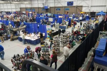 Midwest Fly Fishing Expo exhibition hall